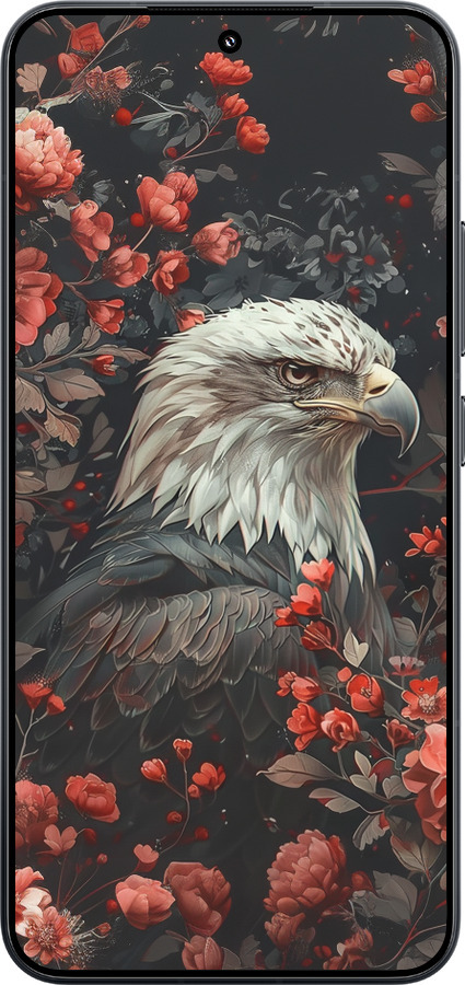 Силиконовый чехол Цветочный страж для Xiaomi Xiaomi 15 - 6102u-3880 изображение 
