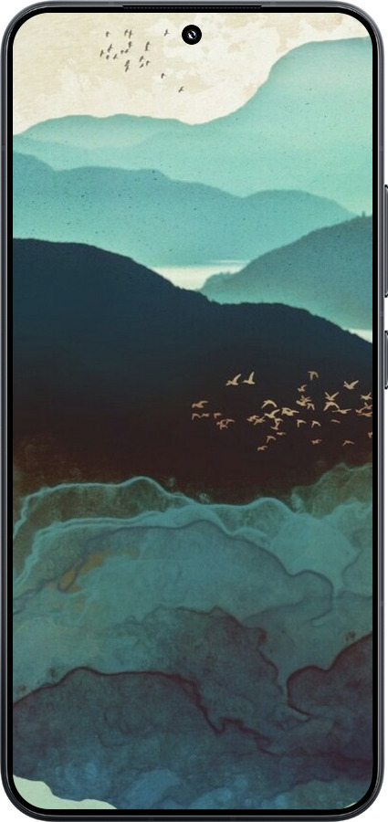 Силиконовый чехол С изображением гор Индиго для Xiaomi Xiaomi 15 - 6484u-3880 изображение 