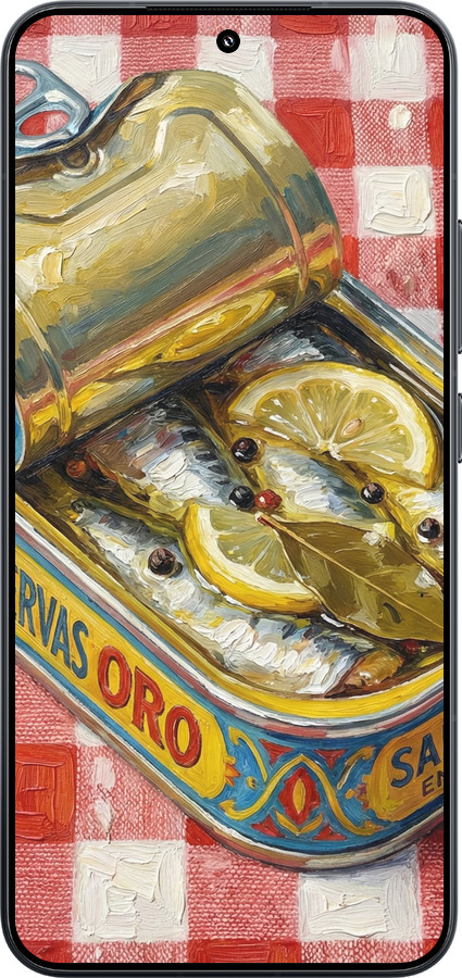 Силіконовий чехол Vintage Sardine Tin Phone для Xiaomi Xiaomi 15 - 6772u-3880 изображение 