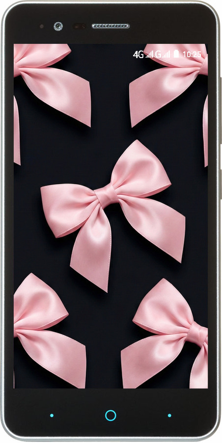 Силиконовый чехол Coquette Ribbons Dark Coquette для ZTE A510 - 6767u-432 изображение 