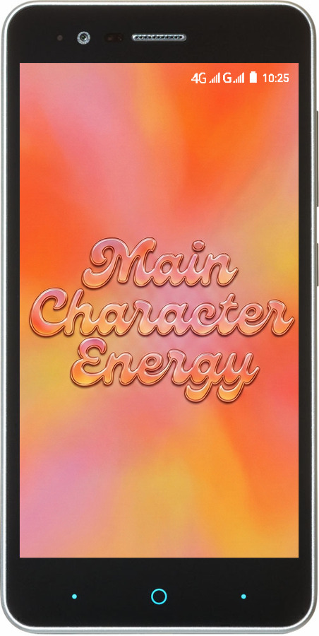 Силиконовый чехол Aura Gradient Main Character Energy Aesthetic Y2K для ZTE A510 - 6783u-432 изображение 