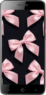 Силиконовый чехол Coquette Ribbons Dark Coquette для ZTE A610 - 6767u-433 изображение 