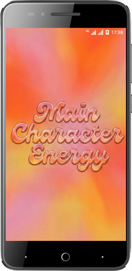 Силиконовый чехол Aura Gradient Main Character Energy Aesthetic Y2K для ZTE A610 - 6783u-433 изображение 