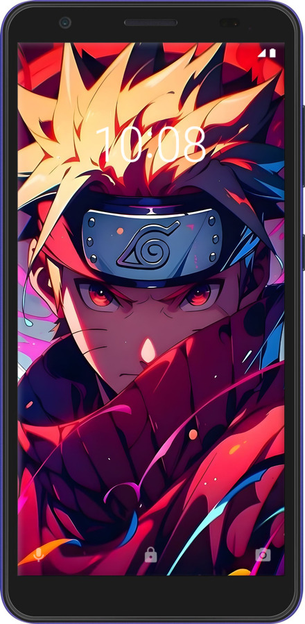 Силиконовый чехол Наруто для ZTE Blade A3 2020 - 6274u-2112 изображение 