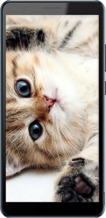 Силиконовый чехол Котик для ZTE Blade A31 Plus - 6024u-2637 изображение 