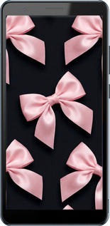 Силиконовый чехол Coquette Ribbons Dark Coquette для ZTE Blade A31 Plus - 6767u-2637 изображение 
