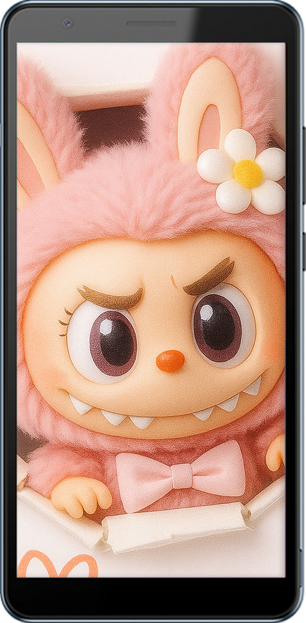 Силиконовый чехол Лабубу 2 для ZTE Blade A31 Plus - 6710u-2637 изображение 