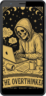 TPU чехол The Overthinker для ZTE Blade A31 - 6774b-2522 изображение 