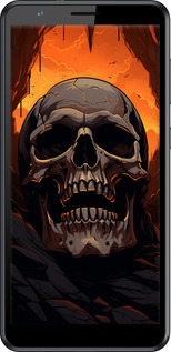Силиконовый чехол Череп в пещере для ZTE Blade A31 - 5959u-2522 изображение 