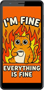 Силіконовий чехол Funny Cat для ZTE Blade A31 - 6786u-2522 изображение 