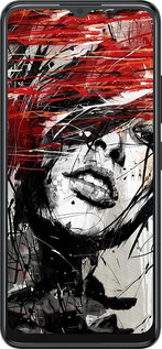 Силиконовый чехол Лицо девушки для ZTE Blade A34 - 1162u-3989 изображение 