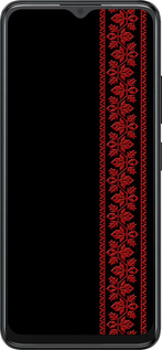 Силіконовий чехол Вишиванка 53 для ZTE Blade A34 - 2041u-3989 изображение 