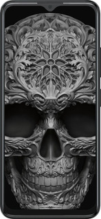 Силиконовый чехол skull-ornament для ZTE Blade A34 - 4101u-3989 изображение 