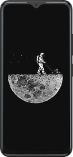 Силиконовый чехол Moon in dark для ZTE Blade A34 - 4176u-3989 изображение 