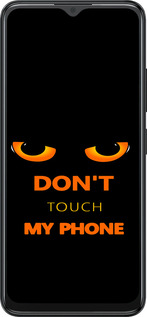 Силиконовый чехол Don't touch the phone для ZTE Blade A34 - 4261u-3989 изображение 