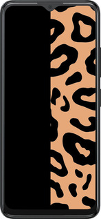 Силиконовый чехол Пятна леопарда для ZTE Blade A34 - 4269u-3989 изображение 