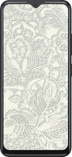 Силіконовий чехол Біле мереживо для ZTE Blade A34 - 4383u-3989 изображение 