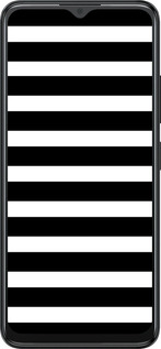 Силіконовий чехол Чорно-білі смуги для ZTE Blade A34 - 4461u-3989 изображение 