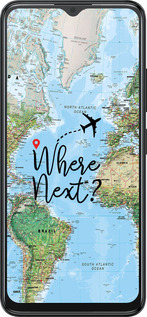 Силиконовый чехол Путешествие для ZTE Blade A34 - 4503u-3989 изображение 