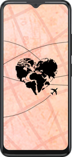 Силиконовый чехол Путешествуй для ZTE Blade A34 - 4607u-3989 изображение 