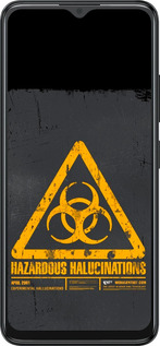 Силиконовый чехол biohazard 28 для ZTE Blade A34 - 4846u-3989 изображение 