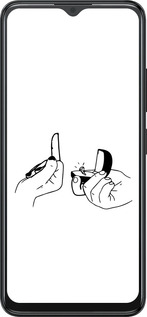 Силиконовый чехол Предложение для ZTE Blade A34 - 4898u-3989 изображение 