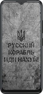 Силиконовый чехол Русский военный корабль иди на v4 для ZTE Blade A34 - 5223u-3989 изображение 