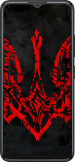 Силиконовый чехол Герб Украины v4 для ZTE Blade A34 - 5319u-3989 изображение 