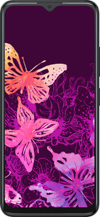 Силиконовый чехол Бабочки v2 для ZTE Blade A34 - 5475u-3989 изображение 