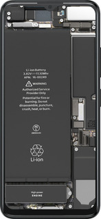 Силиконовый чехол Детали смартфона для ZTE Blade A34 - 5487u-3989 изображение 