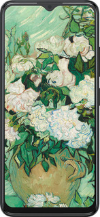 Силиконовый чехол Винсент Ван Гог. Ваза с розами для ZTE Blade A34 - 5543u-3989 изображение 