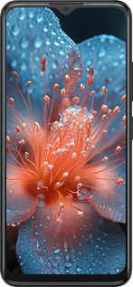 Силиконовый чехол Роса на цветке для ZTE Blade A34 - 6039u-3989 изображение 