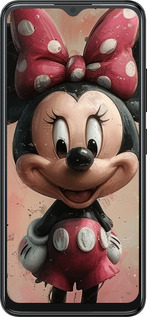 Силиконовый чехол Minnie Mouse для ZTE Blade A34 - 6054u-3989 изображение 