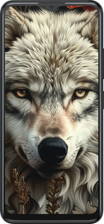 Силіконовий чехол Вовчий погляд для ZTE Blade A34 - 6066u-3989 изображение 