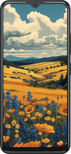 Силіконовий чехол Українське поле для ZTE Blade A34 - 6082u-3989 изображение 