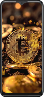 Силіконовий чехол Золота лихоманка біткойна для ZTE Blade A34 - 6089u-3989 изображение 