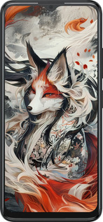 Силиконовый чехол Дух кицунэ' для ZTE Blade A34 - 6107u-3989 изображение 