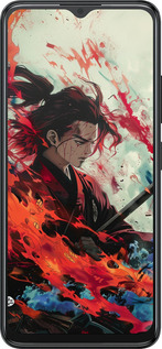 Силиконовый чехол Битва стихий для ZTE Blade A34 - 6110u-3989 изображение 