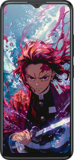 Силиконовый чехол Танджиро Камадо: Клинок рассекающий демонов для ZTE Blade A34 - 6111u-3989 изображение 