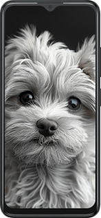 Силиконовый чехол Мальтипу на чорном фоне для ZTE Blade A34 - 6156u-3989 изображение 