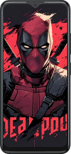 Силиконовый чехол Дедпул для ZTE Blade A34 - 6293u-3989 изображение 