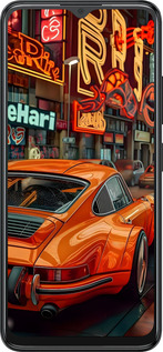 Силиконовый чехол Порше для ZTE Blade A34 - 6334u-3989 изображение 