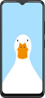 Силиконовый чехол Гусь для ZTE Blade A34 - 6350u-3989 изображение 