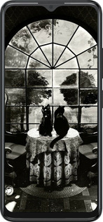 Силиконовый чехол Череп и коты для ZTE Blade A34 - 6432u-3989 изображение 