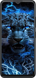 Силиконовый чехол Ледяной леопард для ZTE Blade A34 - 6460u-3989 изображение 