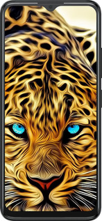 Силиконовый чехол Леопард для ZTE Blade A34 - 6611u-3989 изображение 