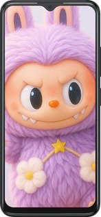 Силіконовий чехол Лабубу для ZTE Blade A34 - 6708u-3989 изображение 