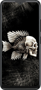 Силиконовый чехол Рыбо-человек для ZTE Blade A34 - 683u-3989 изображение 