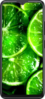 Силиконовый чехол Зелёные дольки лимона для ZTE Blade A34 - 852u-3989 изображение 