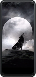 Силиконовый чехол Воющий волк для ZTE Blade A34 - 934u-3989 изображение 